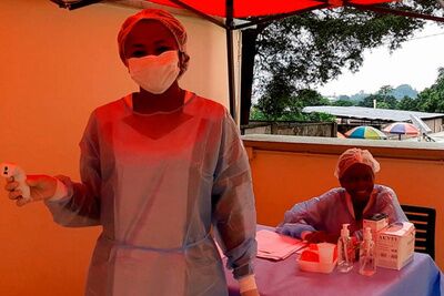 R. D. Congo: this is how a hospital is prepared in front of COVID-19 with the luxury of having drinking water